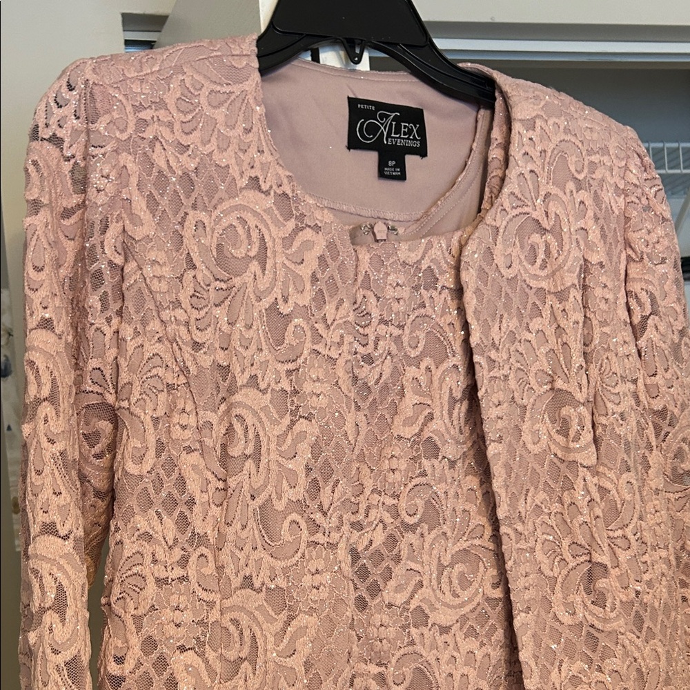 Alex Evenings Blush Lace grandma wedding guest